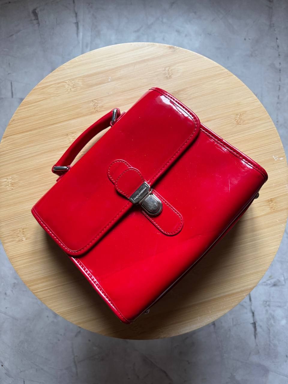Dolce & Gabbana Dolce gabbana Patent leather portfolio hand bag Size ONE SIZE - 1 Thumbnail