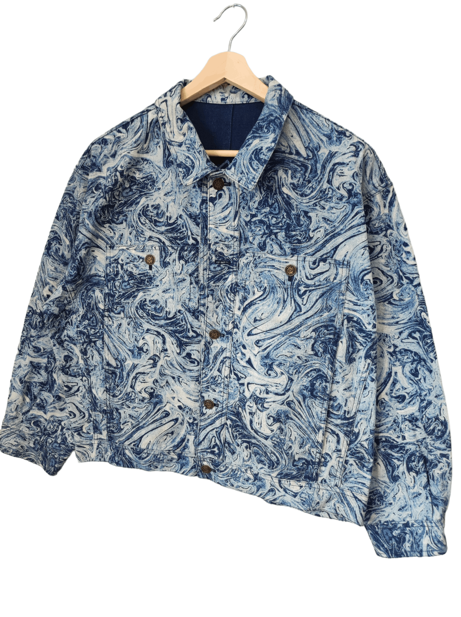 BLUE BLUE JAPAN デニムジャケット sasakura gensho Blue Blue Japan × Japanese Brand × Vintage Sasakura Gensho Blue