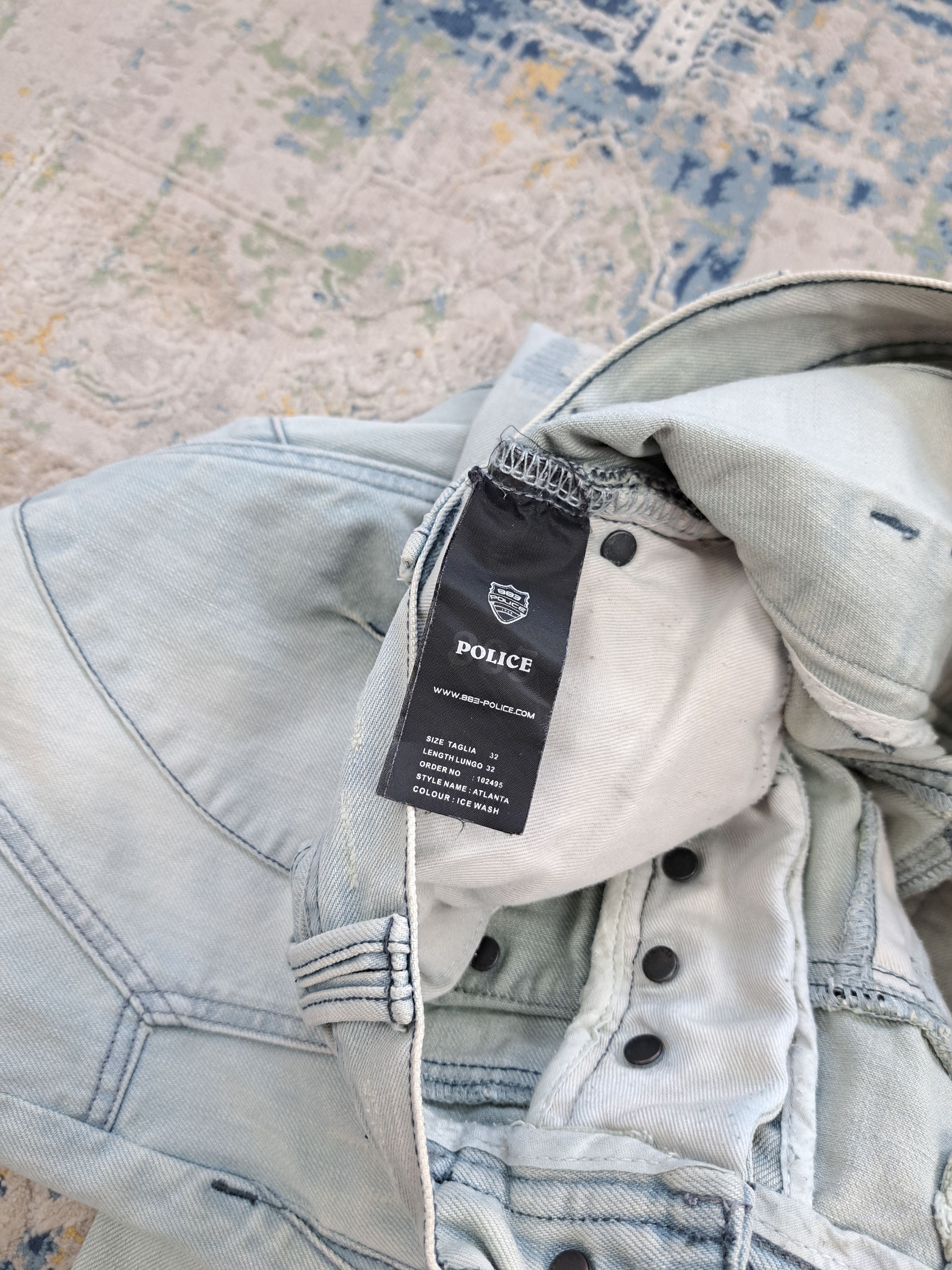 Japanese Brand 883 Police Japrag Vibe y2k Drip Bondage Denim Swag Drain Size US 32 / EU 48 - 9 Thumbnail