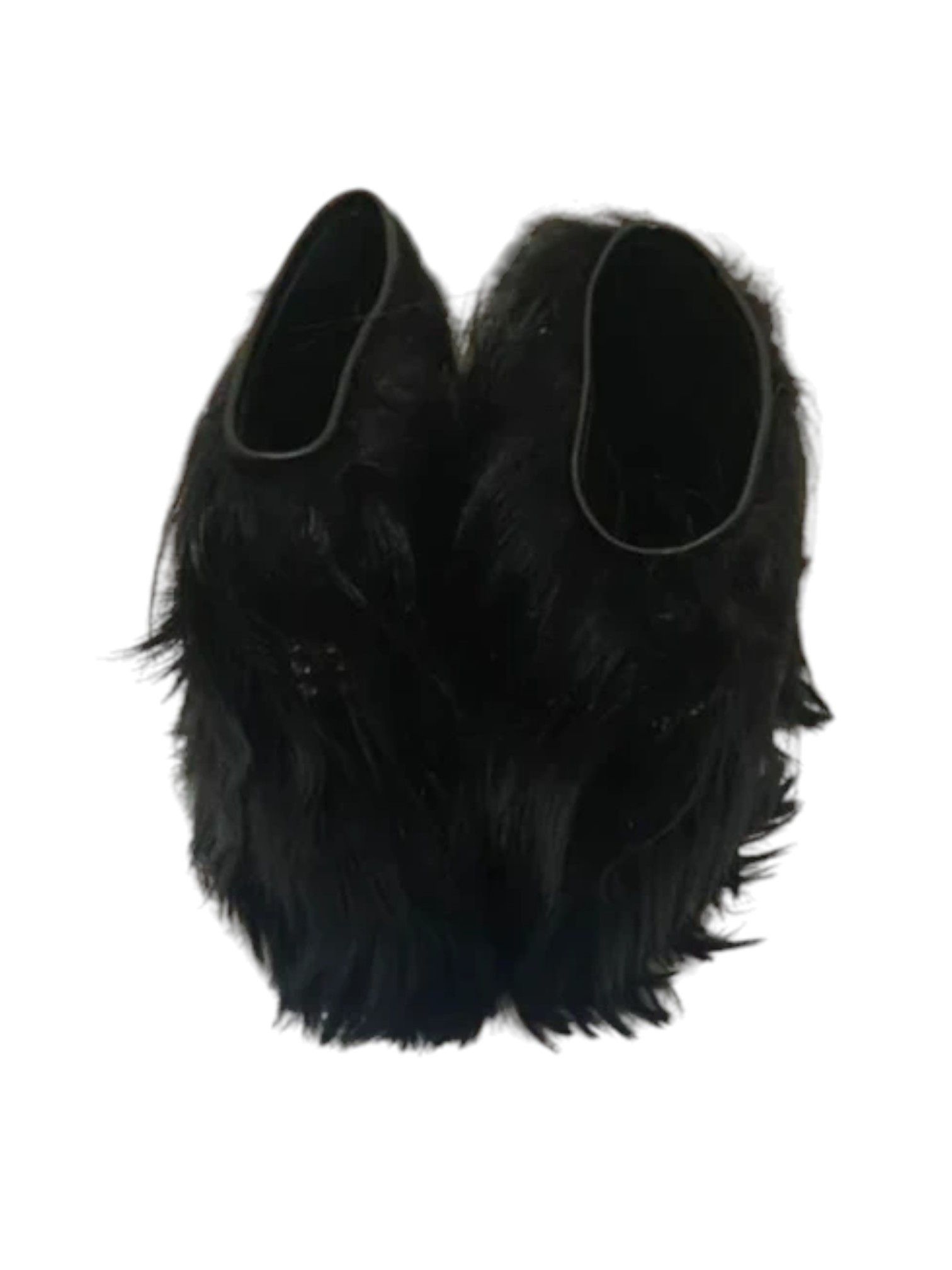 Saint Laurent Paris Saint Laurent Patti Goat Hair Studded Boots Size US 9 / IT 39 - 4 Thumbnail