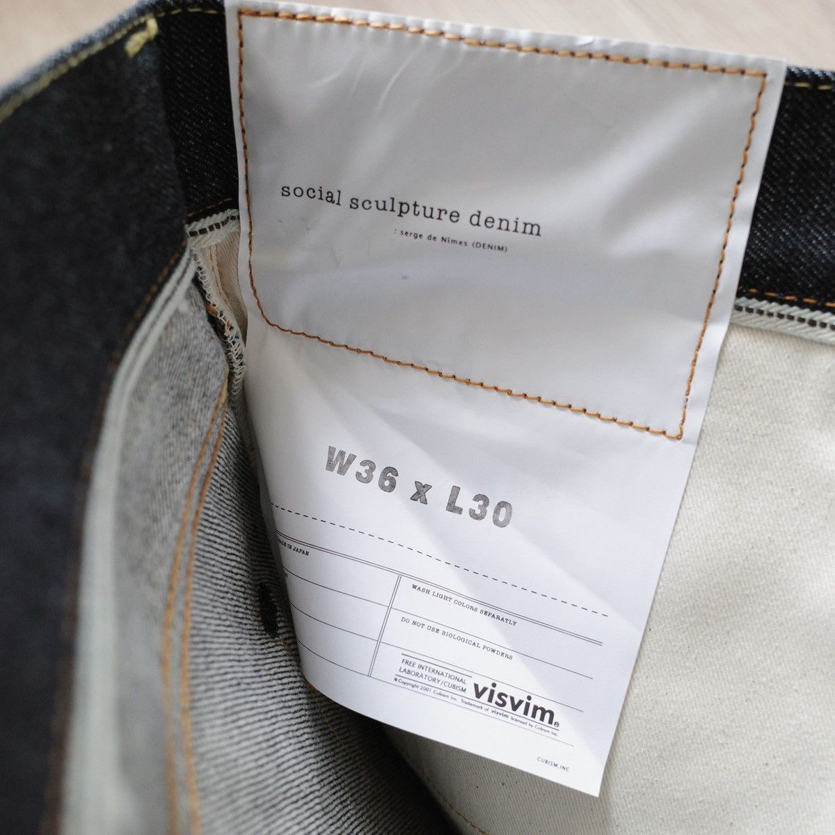 Visvim SOCIAL SCULPTURE 21 UNWASHED Size US 36 / EU 52 - 4 Thumbnail
