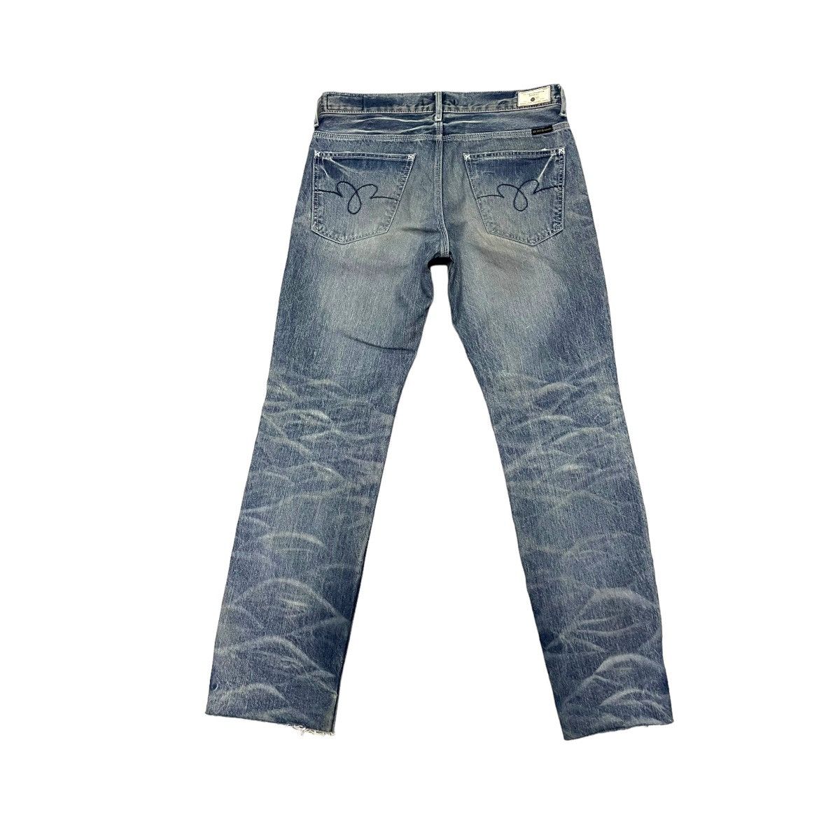 Blue Blue Japan VINTAGE BLUE WAY DISTRESSED DENIM PANTS Size US 32 / EU 48 - 2 Thumbnail