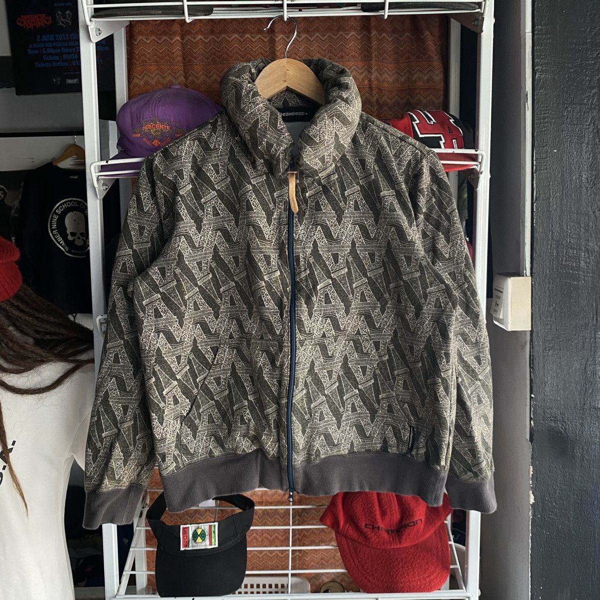 mercibeaucoup issey Miyake Pillow Neck Mercibeaucoup CropTop zipper jacket Size US S / EU 44-46 / 1 - 1 Thumbnail