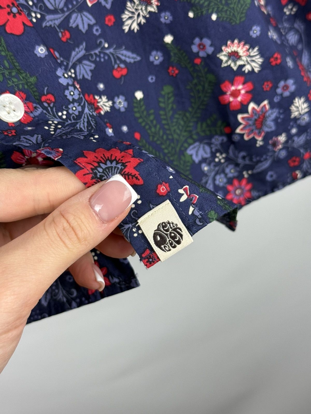 Pretty Green Pretty Green Floral Pattern Long Sleeve Button Up Shirt Size US S / EU 44-46 / 1 - 11 Thumbnail