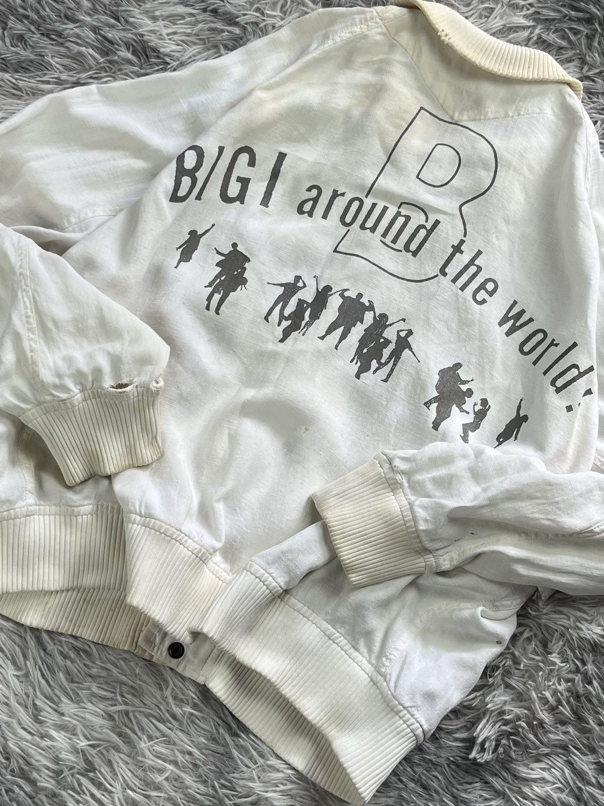 BIGI Vintage BIGI around the world Bomber Jacket Size US L / EU 52-54 / 3 - 13 Thumbnail