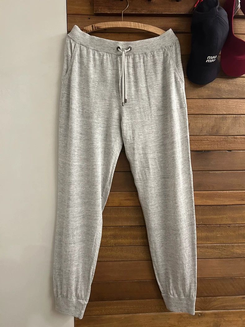 Brunello Cucinelli Cotton Linen Knit Pants - dmc