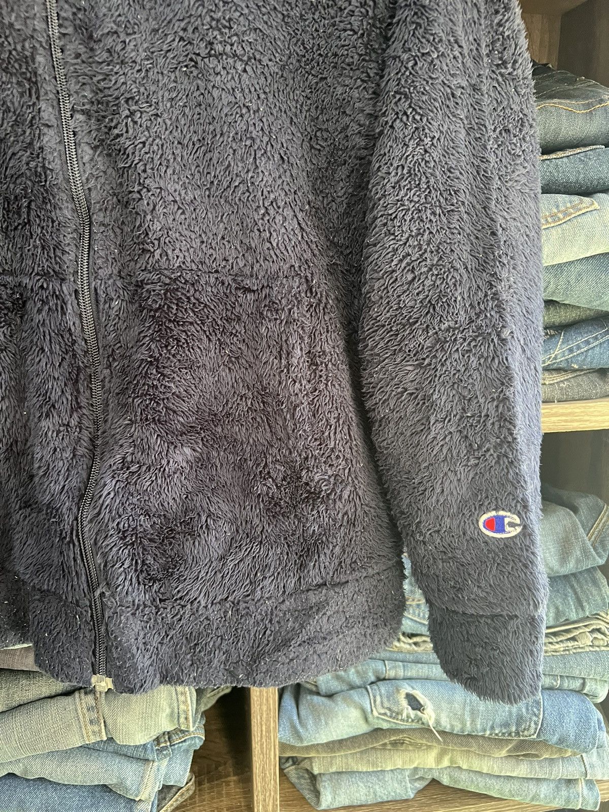Champion 🔥Vintage Champion Faux Fur Zipper Hoodies Size US S / EU 44-46 / 1 - 8 Thumbnail