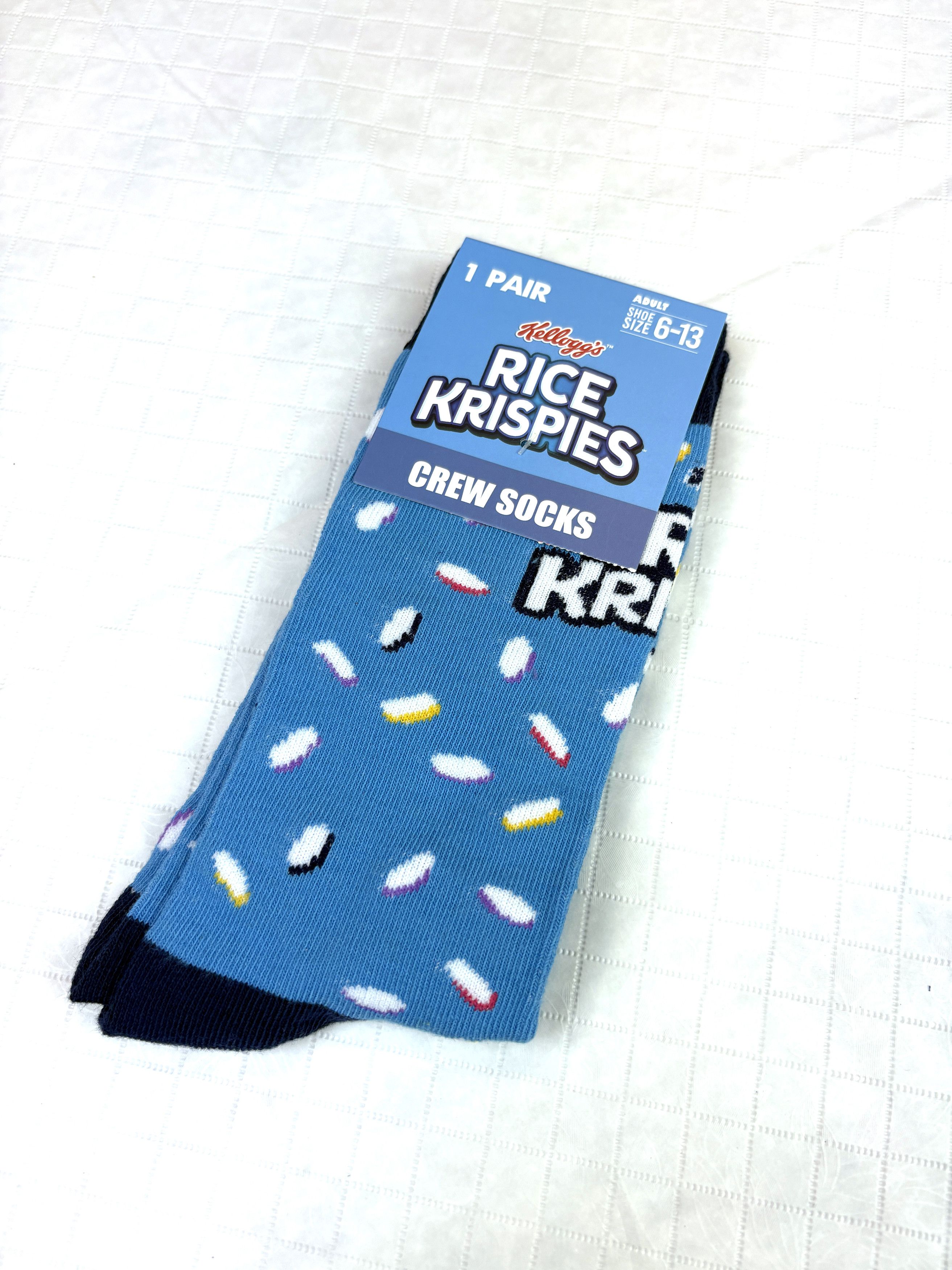 Other Kellogg's Rice Krispies crew socks Adult shoe sizes 6–13 Size ONE SIZE - 1 Thumbnail