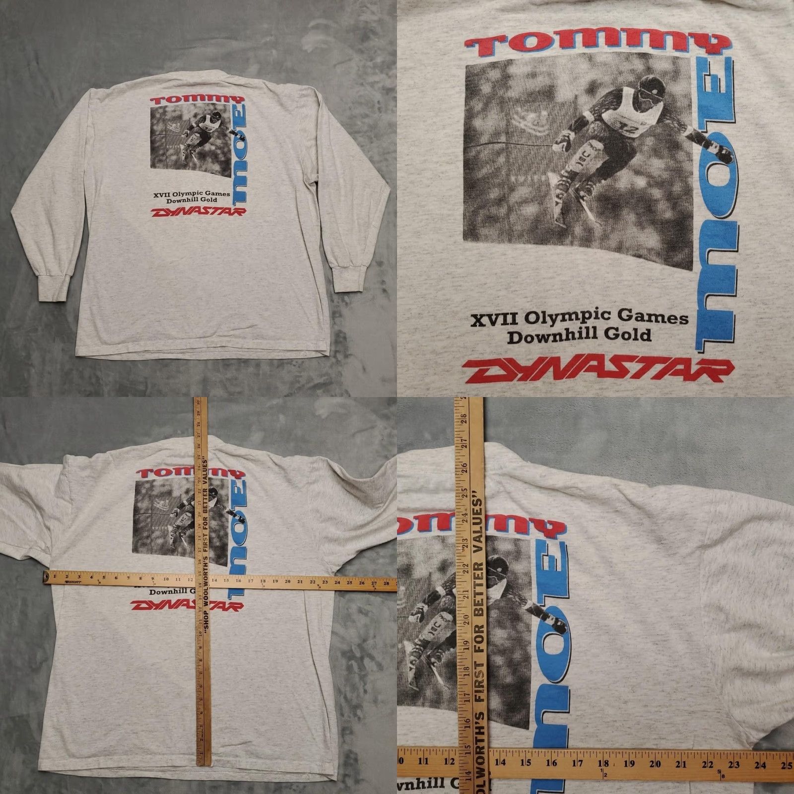 Vintage VINTAGE Tommy Moe Shirt Mens XL Olympic Games Dynastar Smokin Salmon 90s USA Shirt Size US XL / EU 56 / 4 - 8 Thumbnail