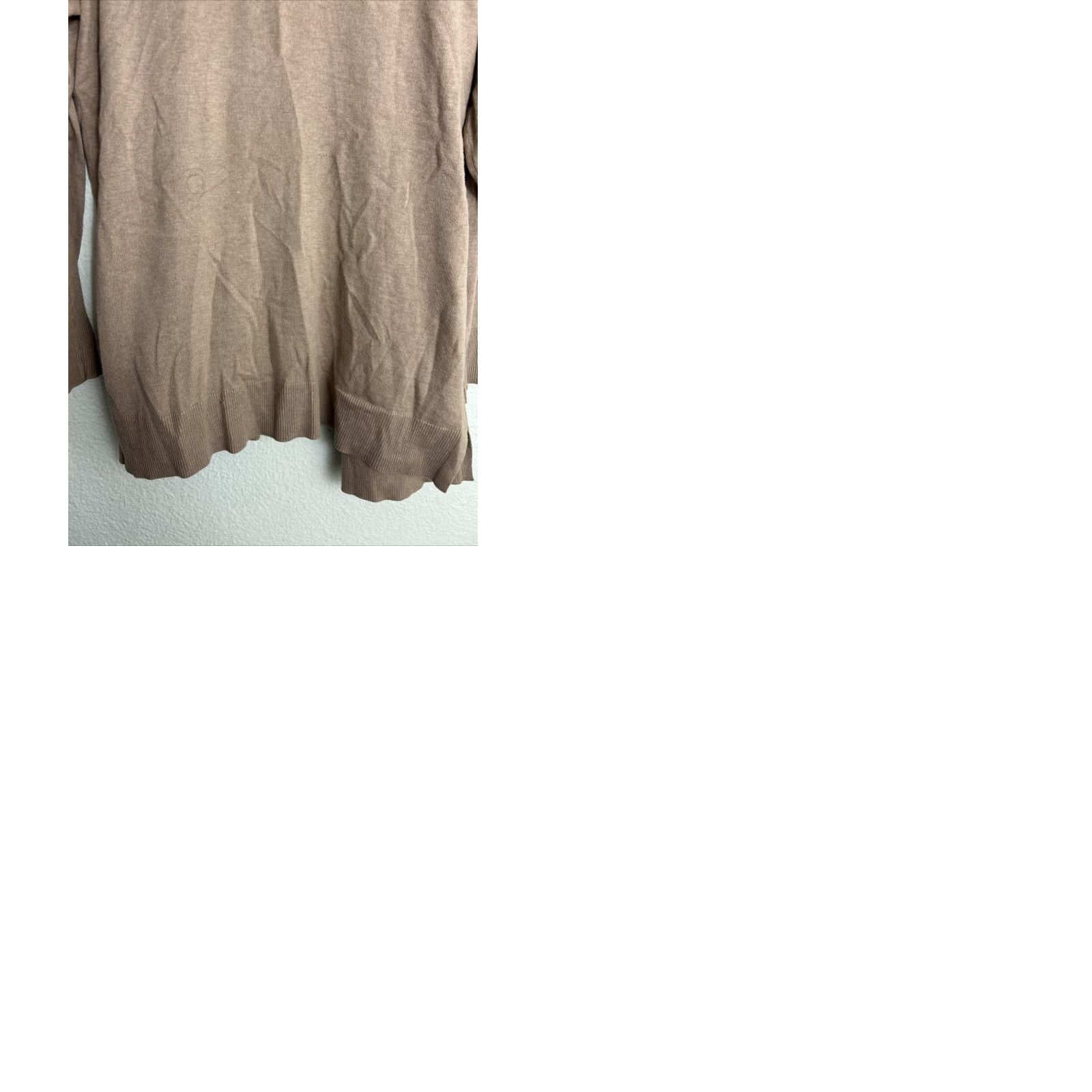 Eddie Bauer Eddie Bauer Cardigan Women L Beige Cotton Nylon Layering Sweater Mens? (No) Size L / US 10 / IT 46 - 10 Thumbnail