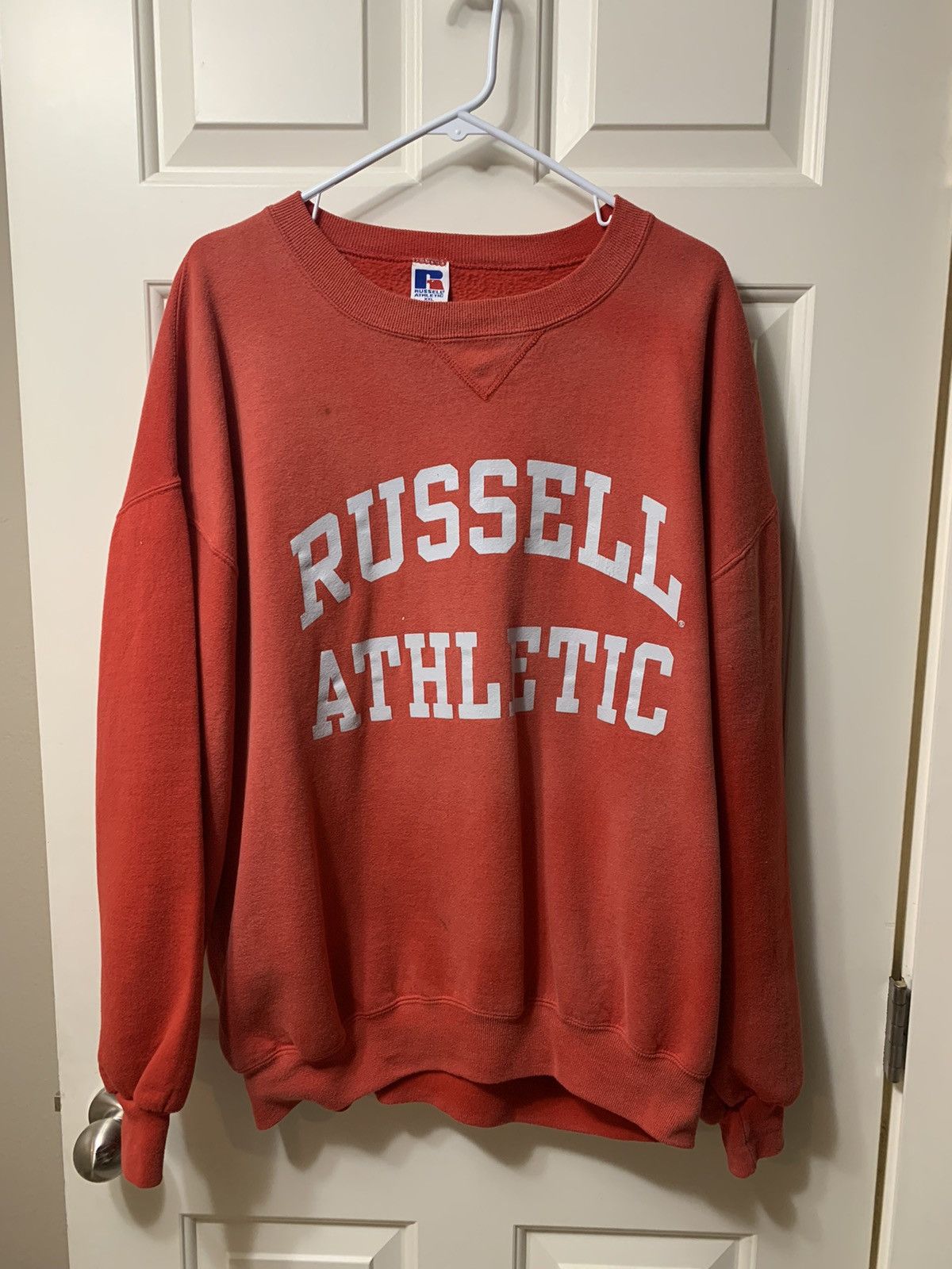 image of Russell Athletic x Vintage Usa Made Russel Crewneck in Red, Men's (Size 2XL)