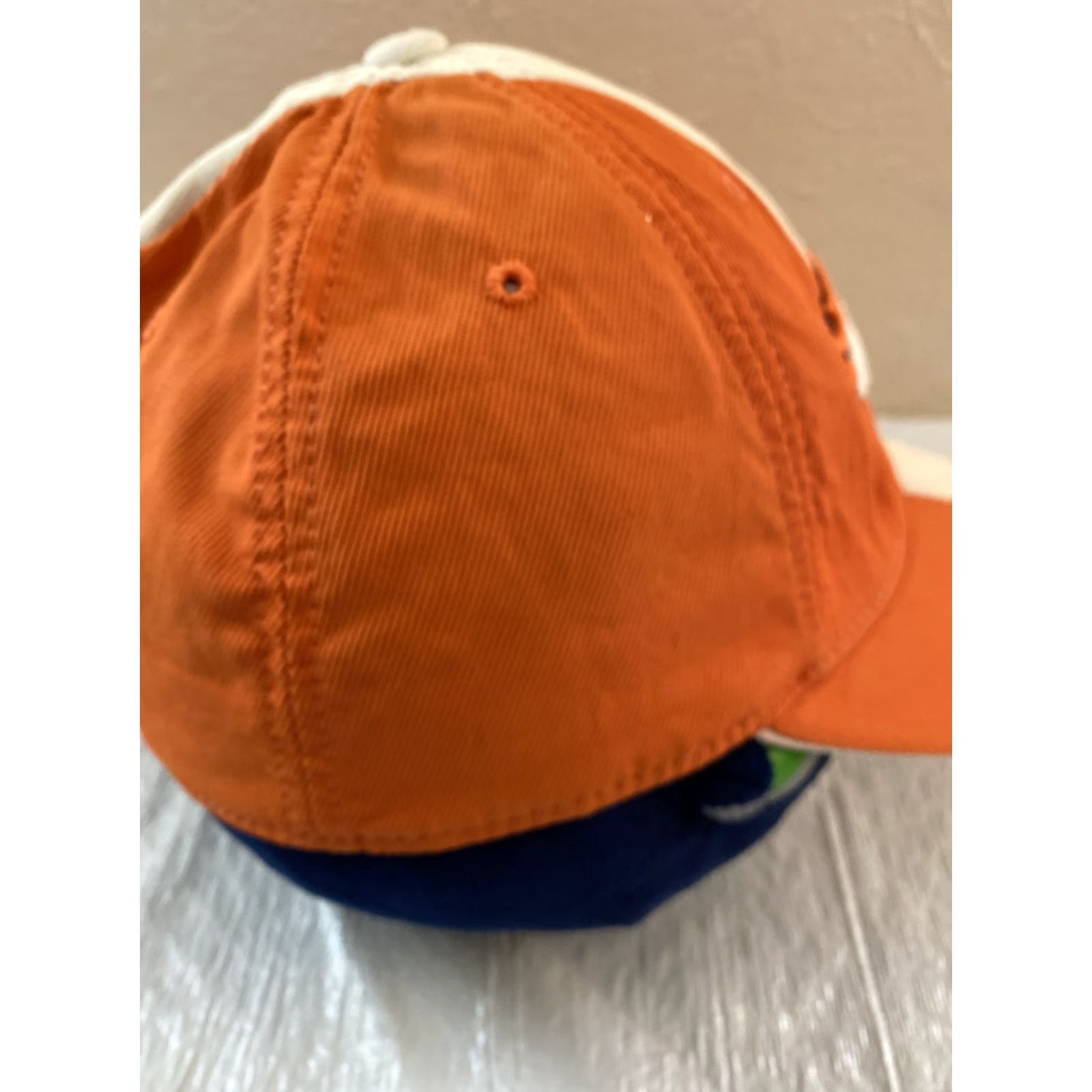 Reebok Reebok Broncos Baseball Cap Hat - Fitted L/XL - Solid Washed Orange - Men - Canvas Casual Ball Cap Size ONE SIZE - 4 Thumbnail