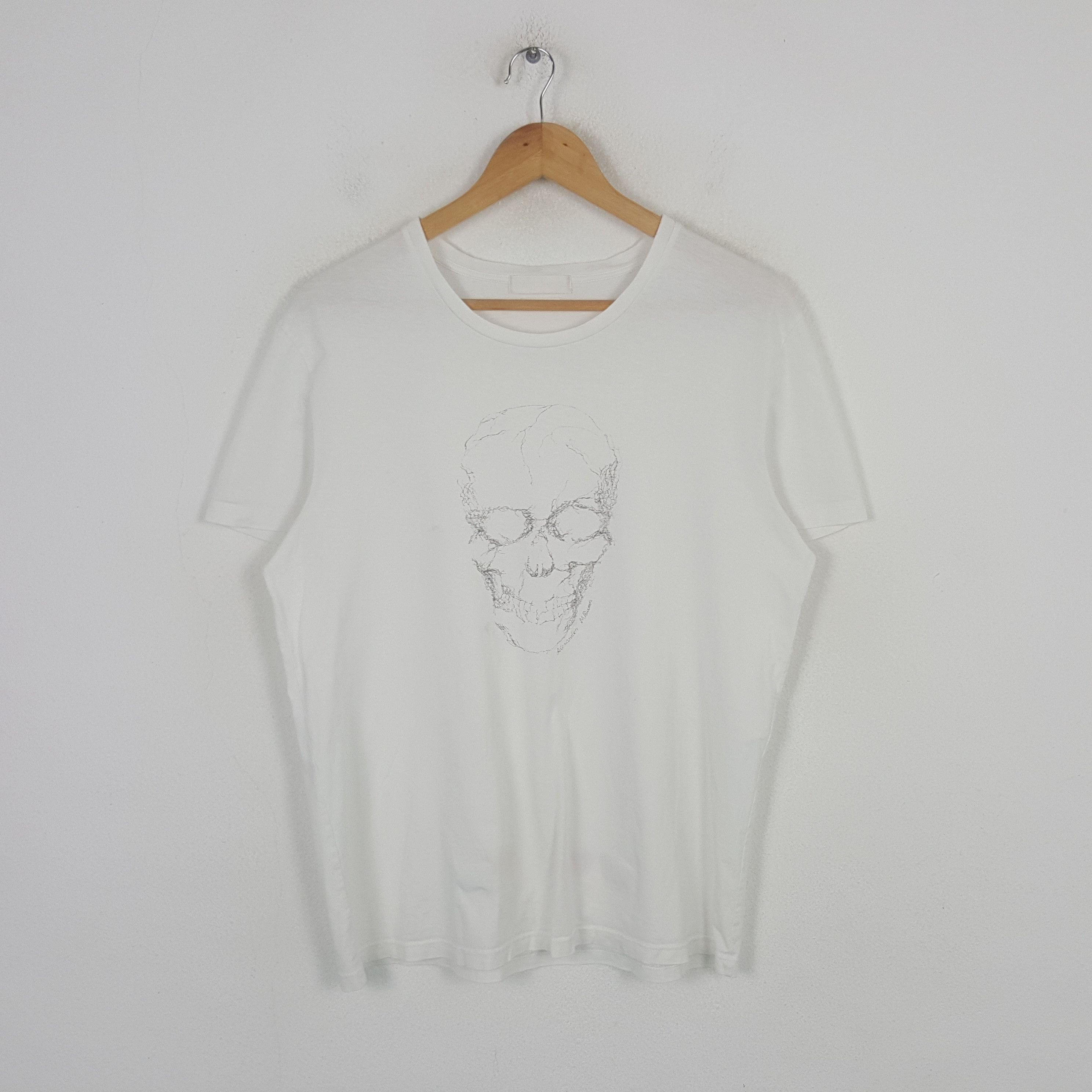 Alexander McQueen Vintage Alexander McQueen Designer Skull Tshirt C299N22 Size US M / EU 48-50 / 2 - 1 Thumbnail