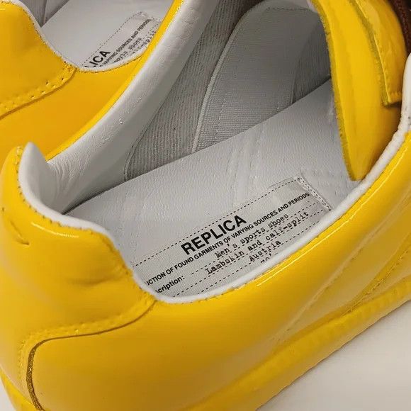Maison Margiela Maison Margiela Yellow Patent The Replica Low Sneakers -EU39 Size US 9 / IT 39 - 8 Thumbnail