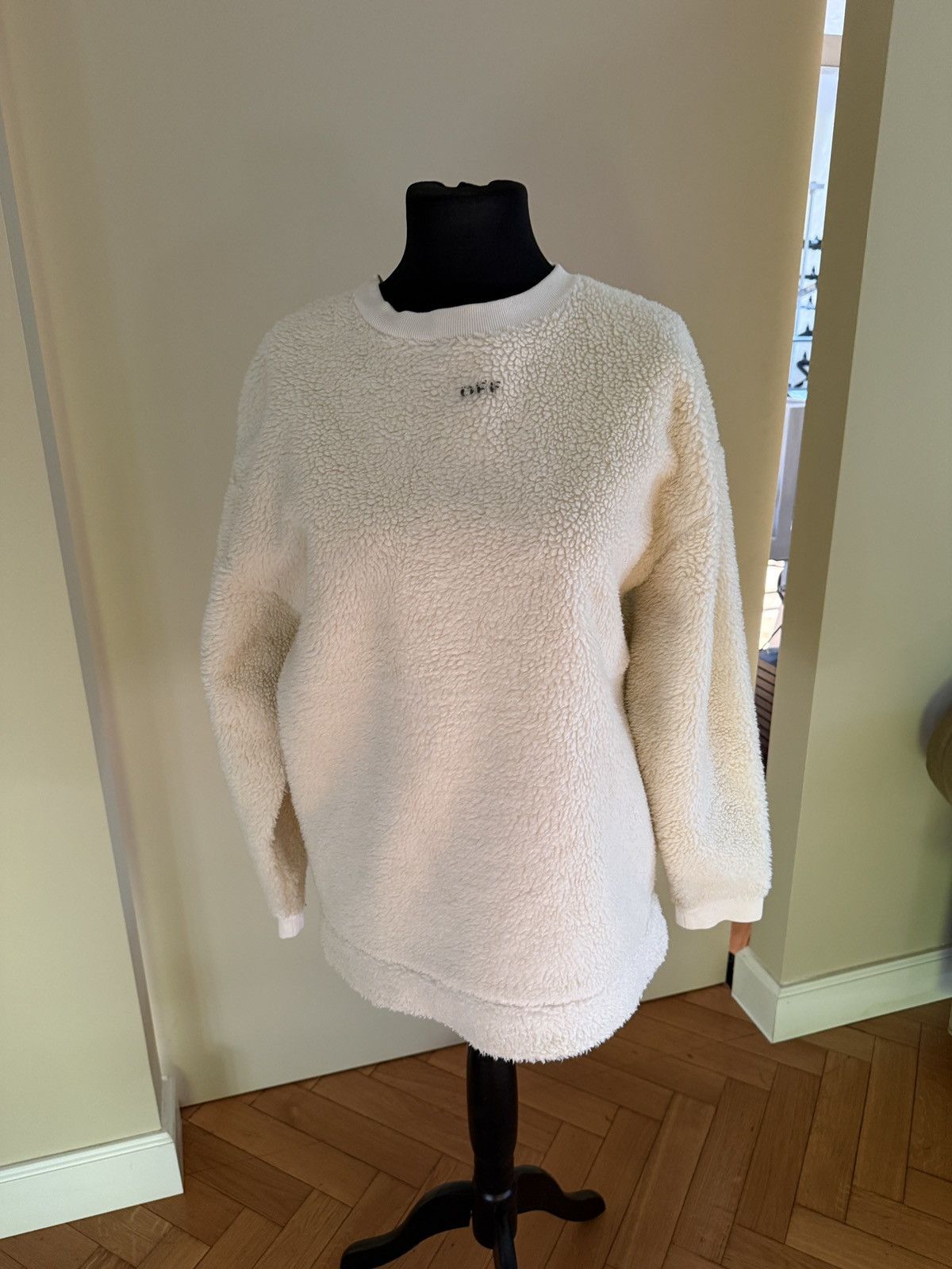 Off-White Off white faux shearling sweatshirt Size US XS / EU 42 / 0 - 1 Thumbnail