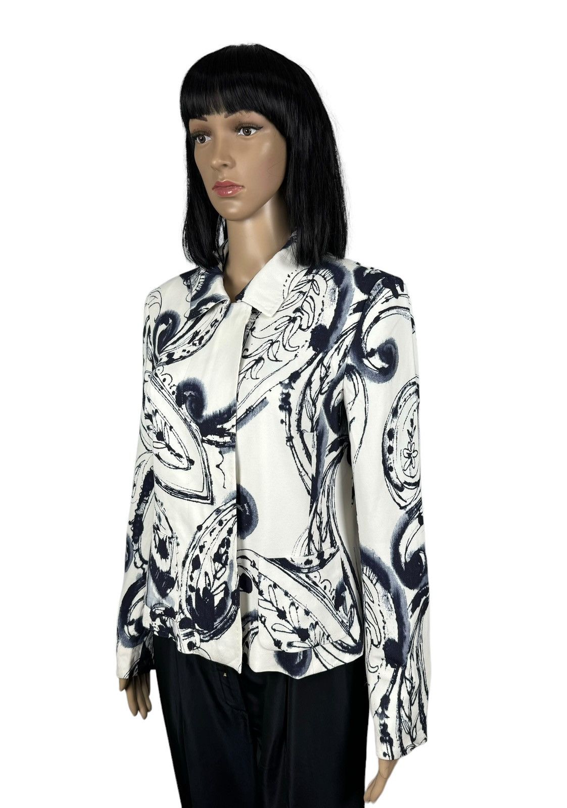 Escada Escada Printed Fair Isle Jacket Viscose size 38 Size S / US 4 / IT 40 - 6 Thumbnail