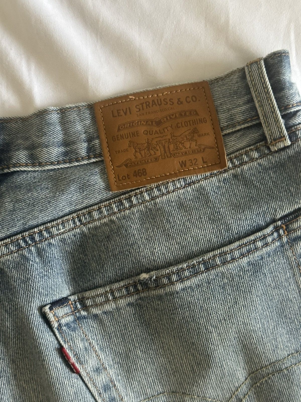 Levi's Levi’s Baggy Jorts 468 9” Loose Men Shorts Size US 32 / EU 48 - 3 Thumbnail