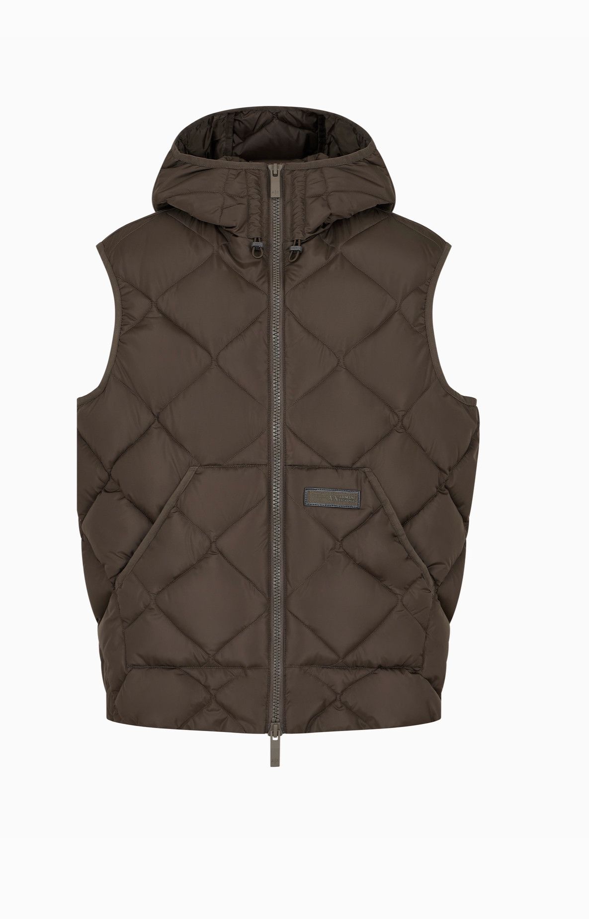 Armani Exchange ASV NYLON HOODED SLEEVELESS DOWN JACKET Size US S / EU 44-46 / 1 - 1 Preview