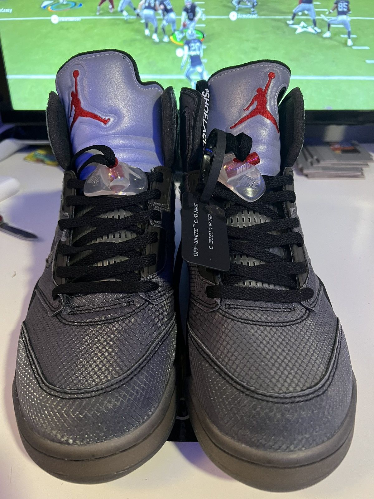 ua jordan 5 off white