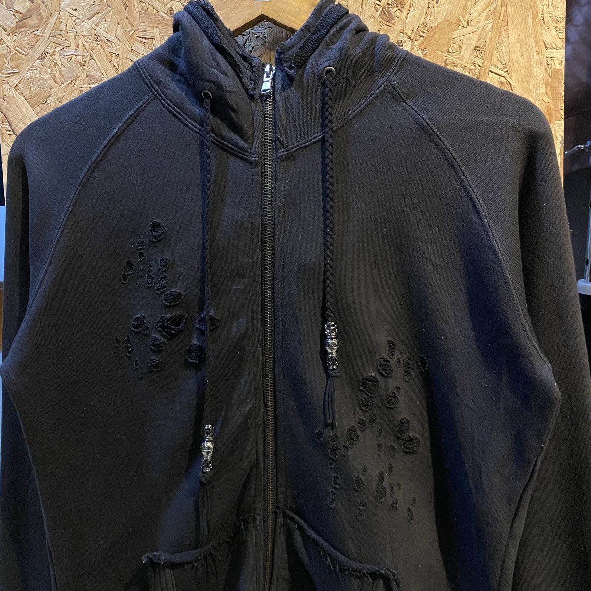 Japanese Brand × Vintage Rare!Vintage Semantic Design Zipper Hoodie Punk Style Size US M / EU 48-50 / 2 - 6 Thumbnail