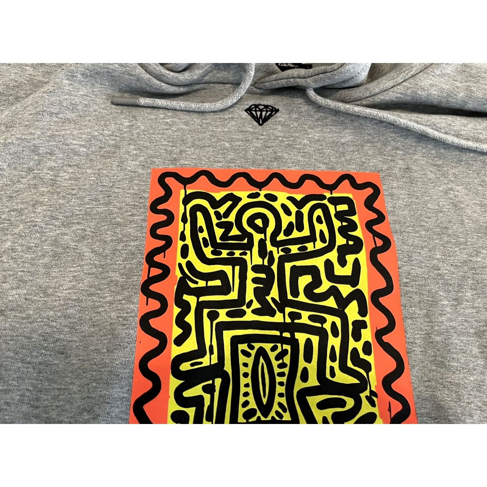 Diamond Supply Co. VINTAGE Diamond Supply Co Disney Mickey Mouse X Keith Haring Gray Hoodie Sweater 2XL XXL Mens 2XL Hoodie Mickey Mouse Gray Pullover 90s Size US XXL / EU 58 / 5 - 3 Thumbnail