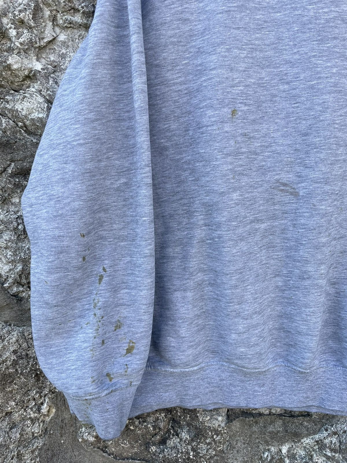 Nike × Vintage Y2K Nike Essential Swoosh Sweatshirt Grey L Size US L / EU 52-54 / 3 - 5 Thumbnail