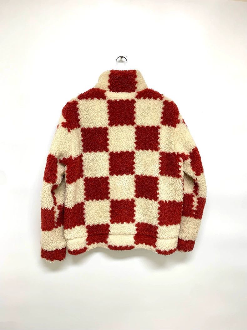 Louis Vuitton Louis Vuitton White and red checkerboard teddy jacket 2503- Size US XL / EU 56 / 4 - 8 Thumbnail