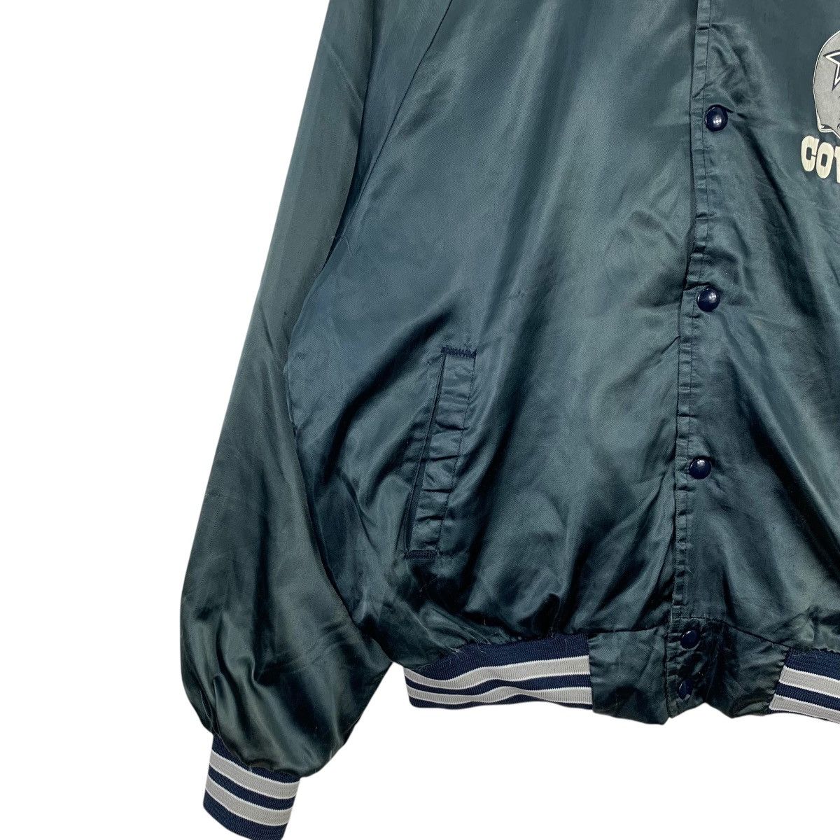 NFL Vintage DALLAS COWBOYS Chalk Line Made In Usa Varsity Jacket Size US L / EU 52-54 / 3 - 5 Thumbnail