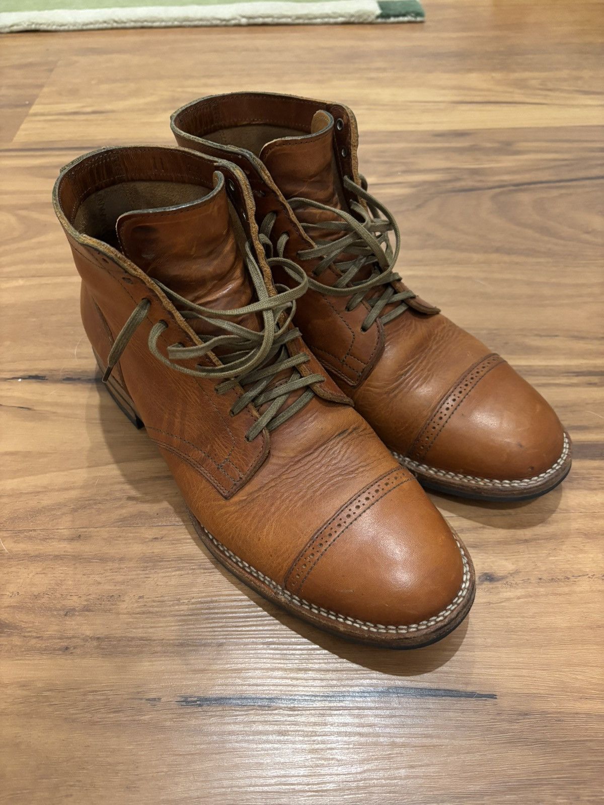 Viberg 2030 Service Boots in English Tan Dublin UK11/US12