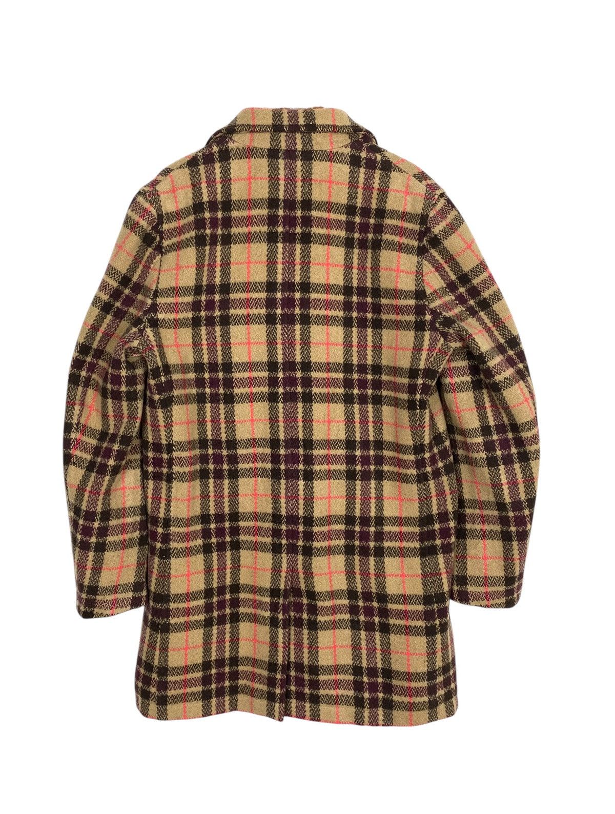 PPFM Rare‼️ Vintage Ppfm Double Collar Novacheck Wool Coat Japan Size US M / EU 48-50 / 2 - 5 Thumbnail