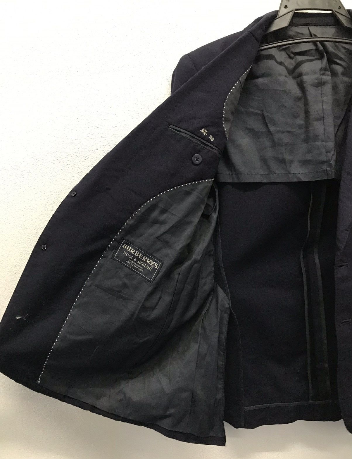 Burberry × Vintage Vintage BURBERRYS Wool & Mohair PRESTIGE Collection Blazer Size US M / EU 48-50 / 2 - 8 Thumbnail