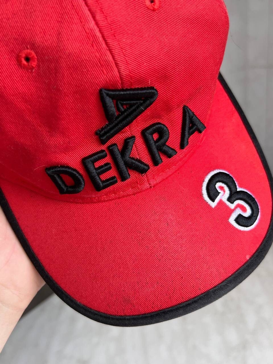 Ferrari 1998 Michael Schumacher Dekra Hat Cap Ferrari Vintage Size ONE SIZE - 3 Thumbnail