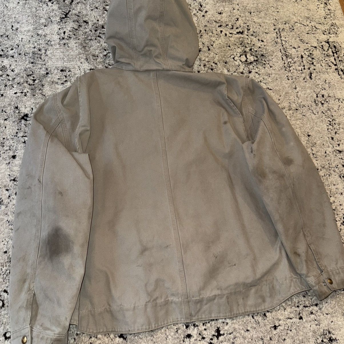 Carhartt × Vintage VINAGE CARHARTT HOODED DUCK CANVAS DISTRESSED WORK JACKET Size US XXL / EU 58 / 5 - 16 Thumbnail