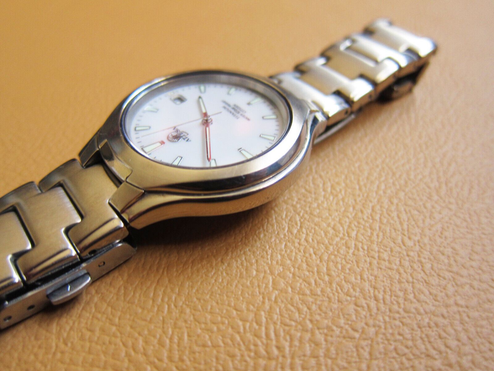Citizen CITIZEN Attesa EcoDrive Mens Titanium Solar Watch White Dial Size ONE SIZE - 6 Thumbnail