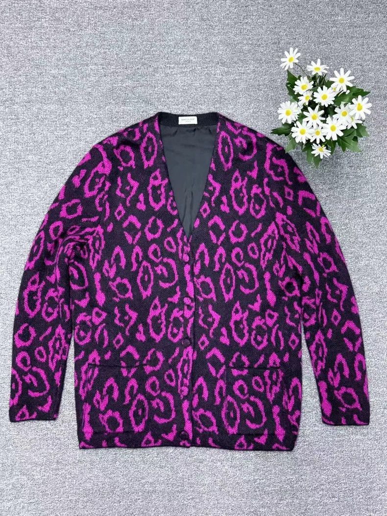 Yves Saint Laurent Saint Laurent Pink leopard sweater 2502-Nextarrow Size US XS / EU 42 / 0 - 1 Thumbnail