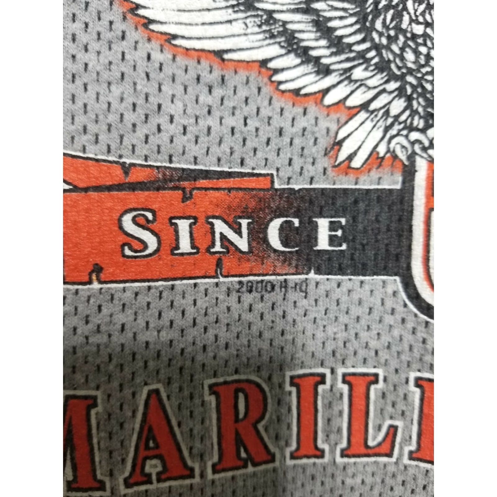 Harley Davidson VINTAGE Harley-Davidson T-Shirt Mens L Gray Pocket Holoubek 2000s Amarillo Texas Collection Patriotics Size US L / EU 52-54 / 3 - 4 Thumbnail
