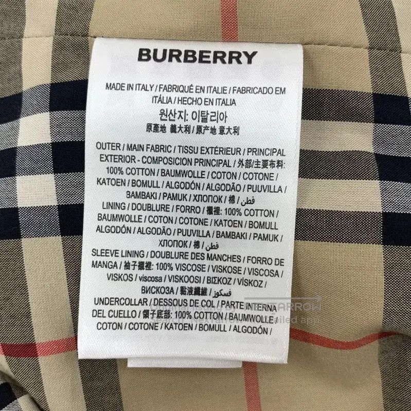 Burberry Burberry Blue Cotton Women's Trench Coat. Size S / US 4 / IT 40 - 6 Thumbnail