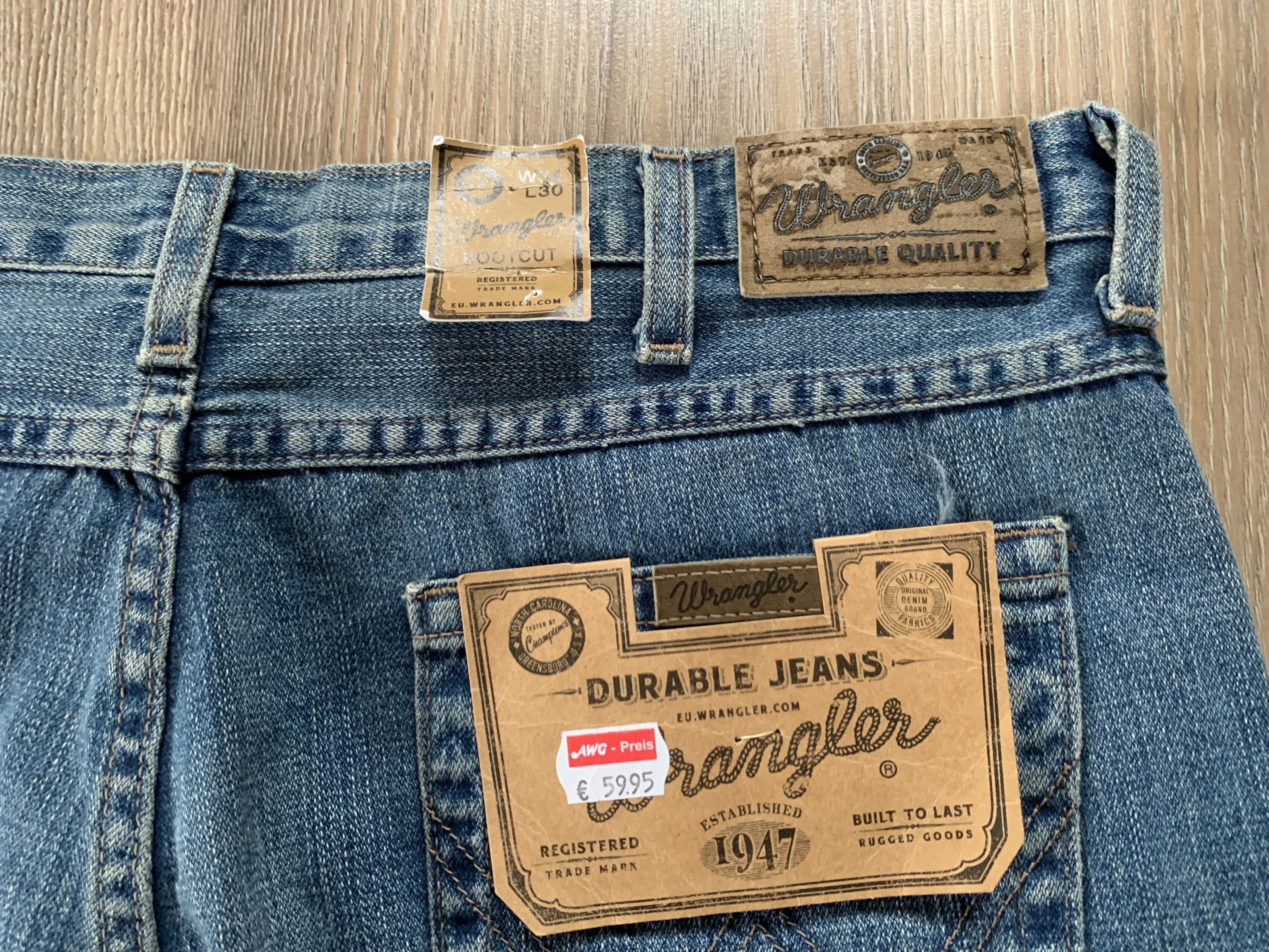 Denime × Wrangler Wrangler Bootcut Light Blue Jeans Size US 34 / EU 50 - 6 Thumbnail