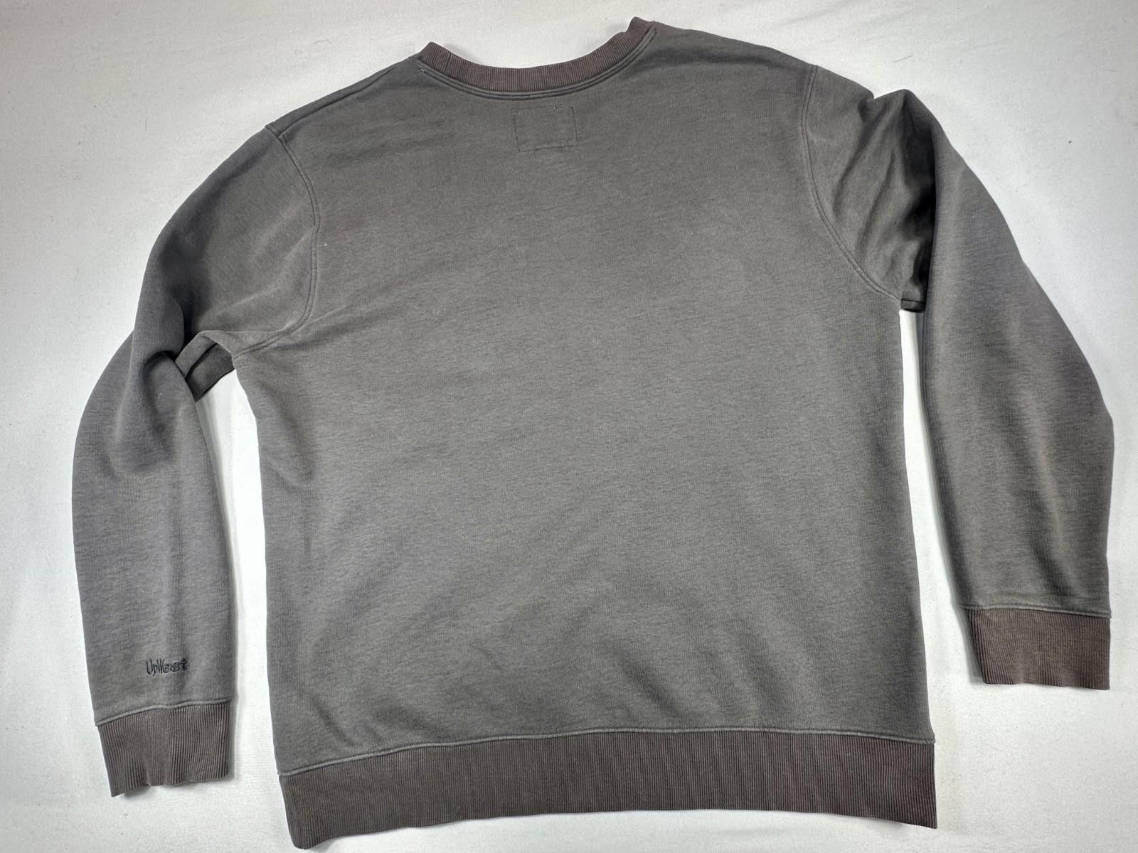 Designer UpWest Resort & Mercantile Men S Gray Embroidered Sweatshirt Size US S / EU 44-46 / 1 - 2 Thumbnail