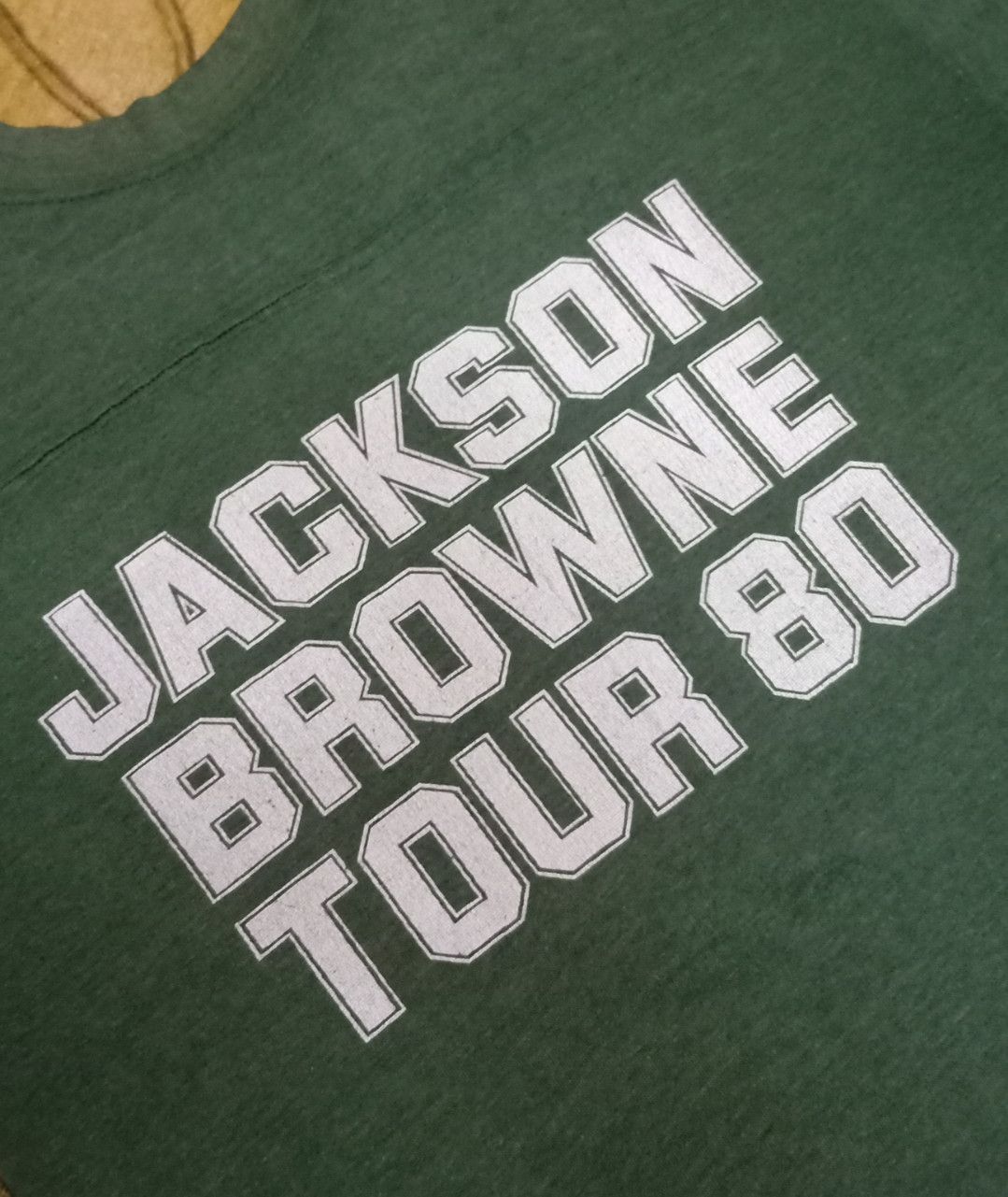 Band Tees Vintage 80s Hold Out : Jackson Browne Tour 80 Japan T-shirt Size US S / EU 44-46 / 1 - 15 Thumbnail