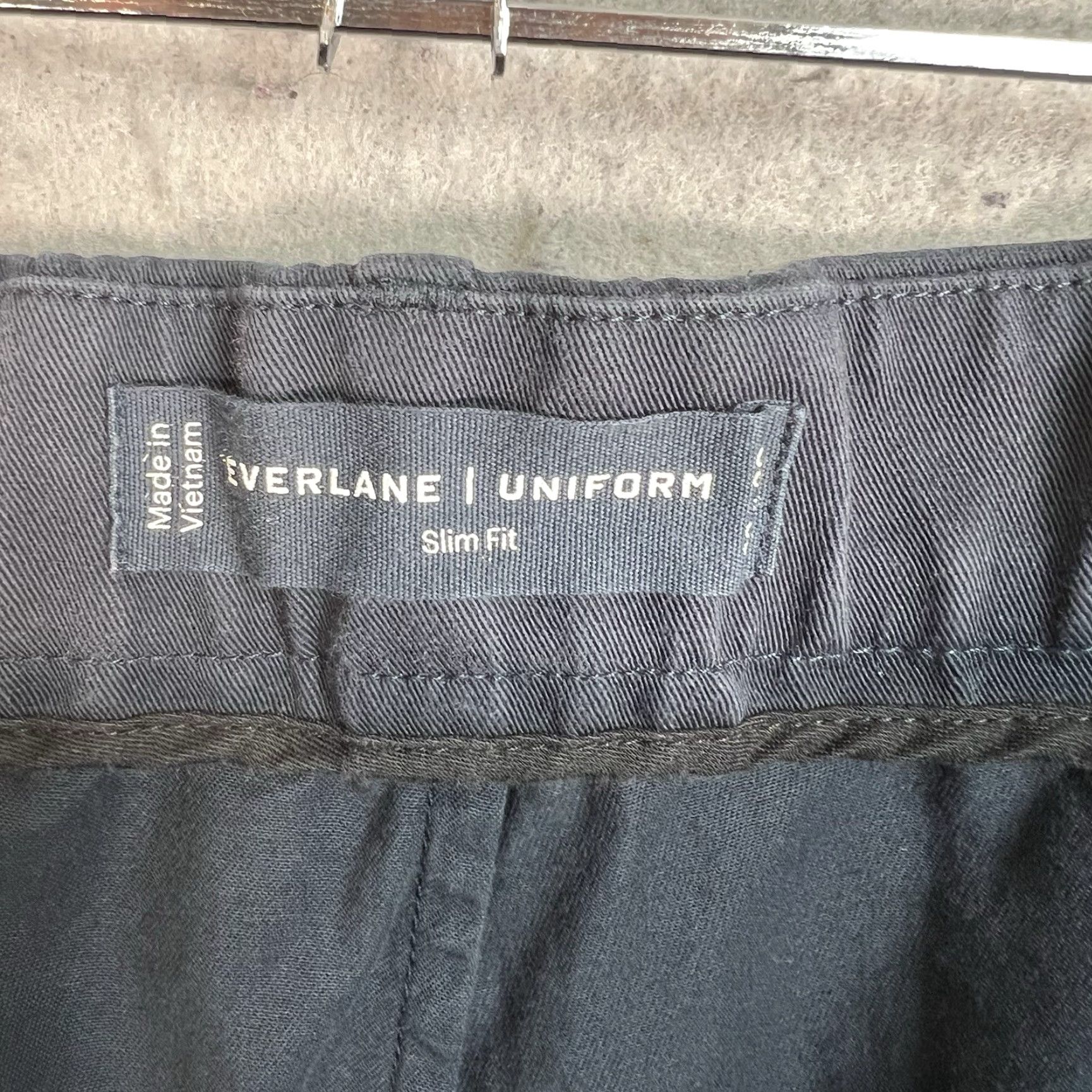 Everlane VINTAGE Everlane Slim Fit Pants Men 32 x 29 Cotton Blend Blue Chino 90s Mens Size US 32 / EU 48 - 7 Thumbnail