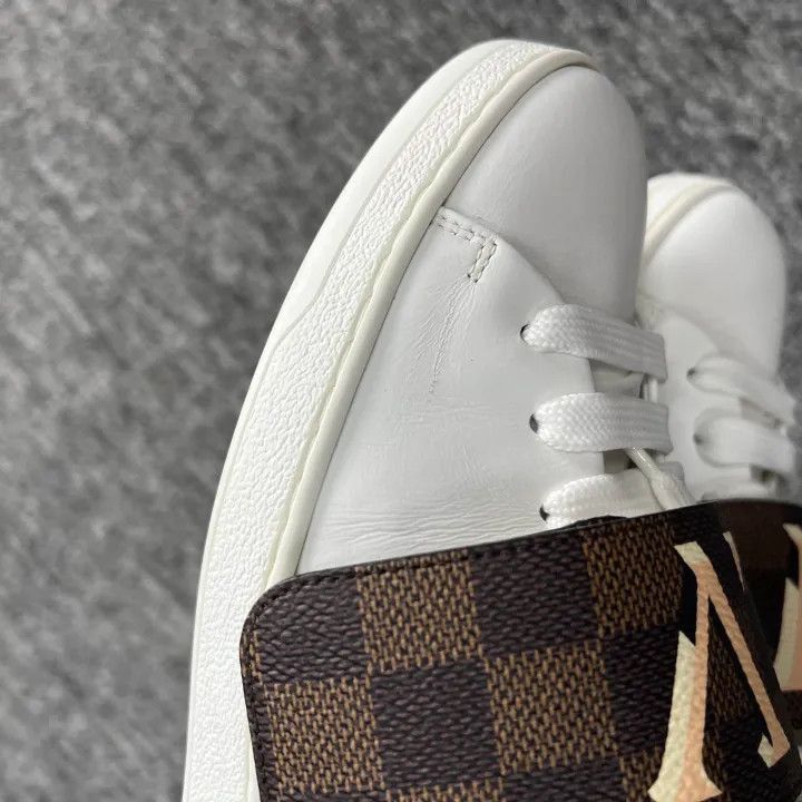 Louis Vuitton Louis Vuitton Frontrow White Leather Sneakers -2508 Size US 6 / IT 36 - 4 Thumbnail