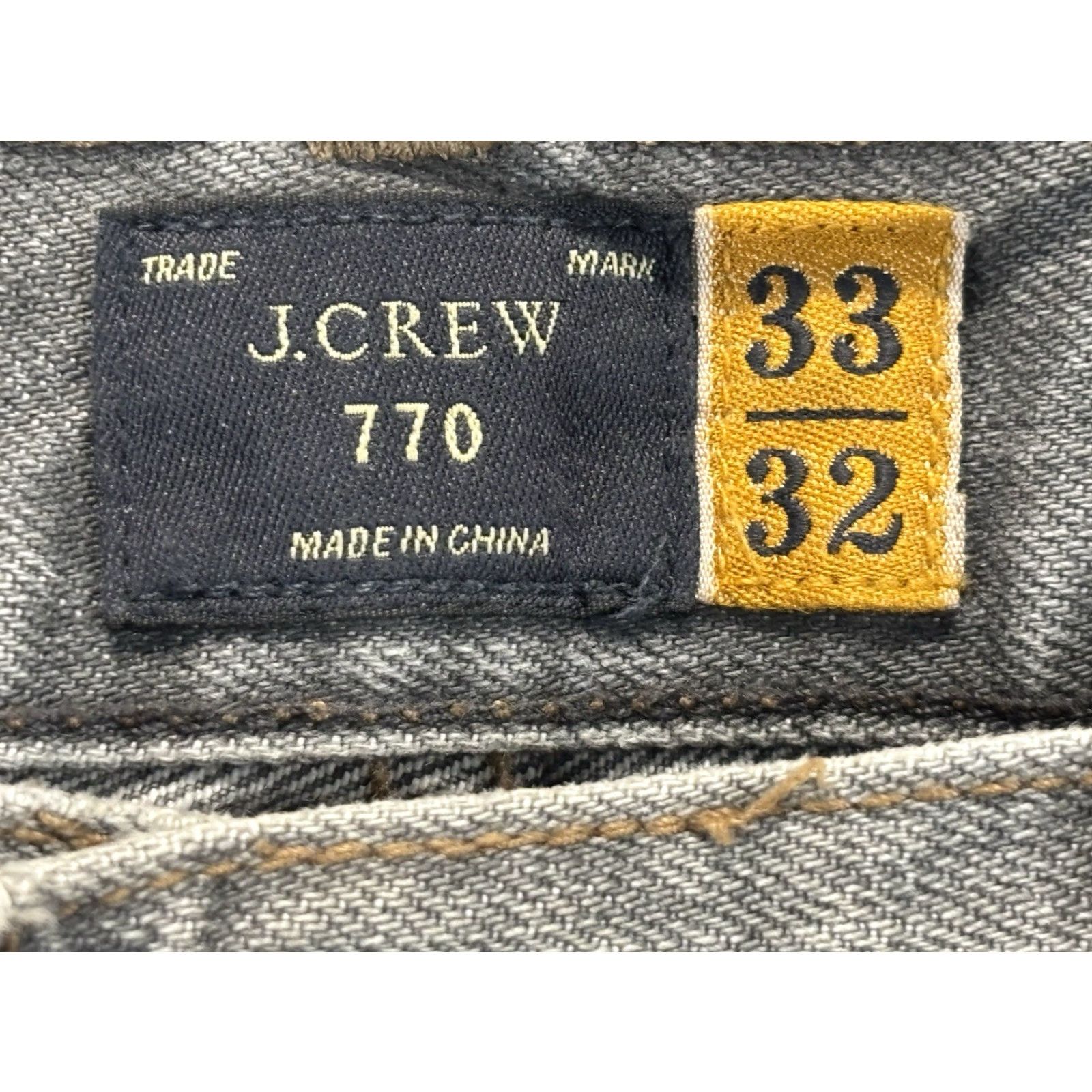 J.Crew J.Crew Jeans Mens 33x32 Gray 770 Straight Fit Denim Medium Wash Preppy Casual Jeans Men 33x32 Gray 770 Straight Fit Denim Preppy Casual Size US 33 - 5 Thumbnail