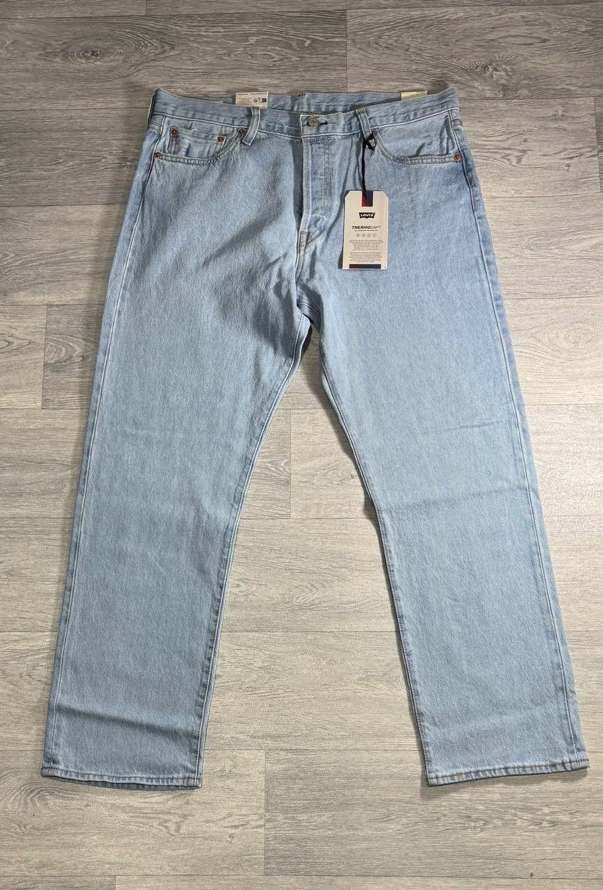 Levi's Levi’s 501 Thermodapt Jeans in Light Blue W36 L32 Size US 36 / EU 52 - 2 Thumbnail