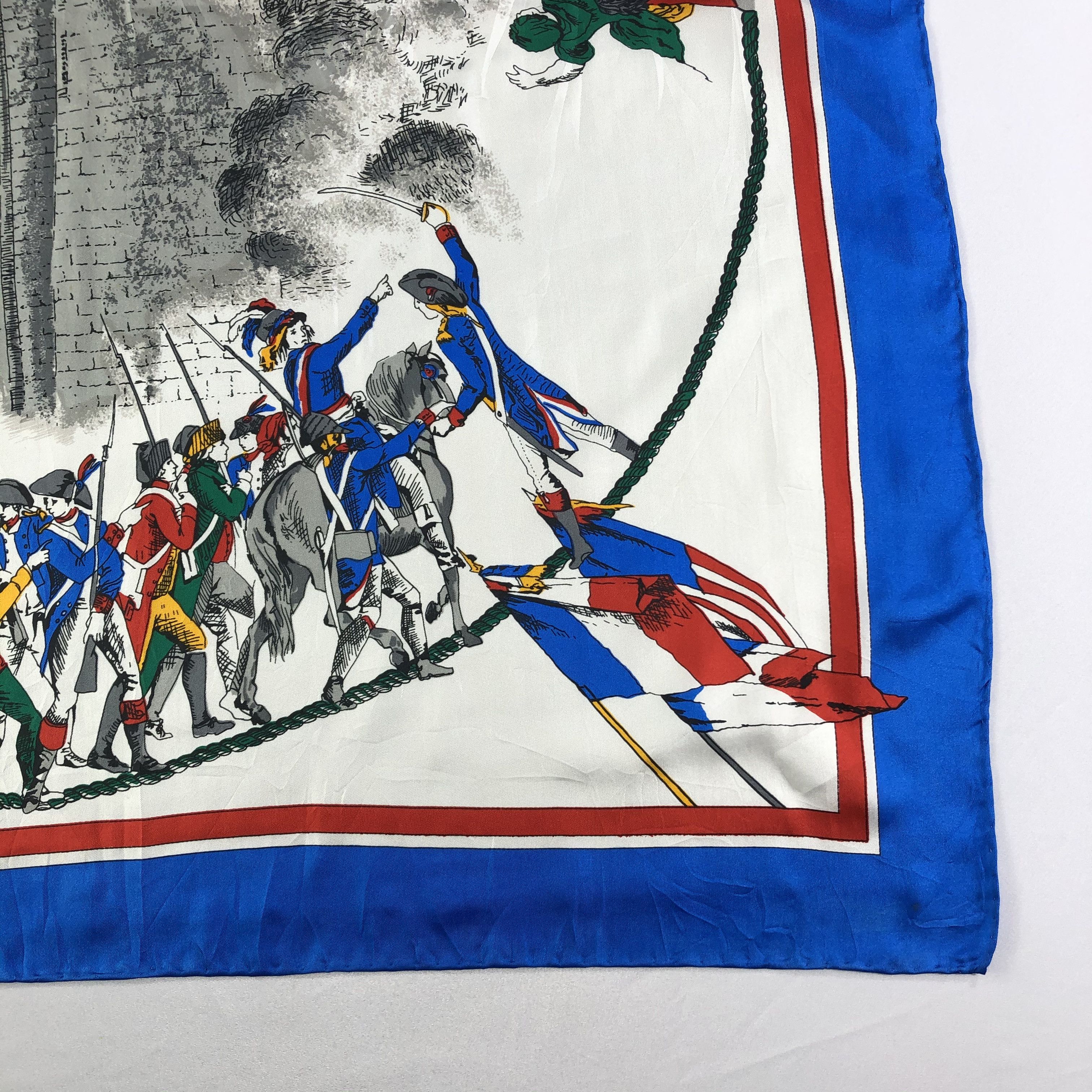 Vintage Vintage Christian Breton Silk Scarf Size ONE SIZE - 3 Thumbnail