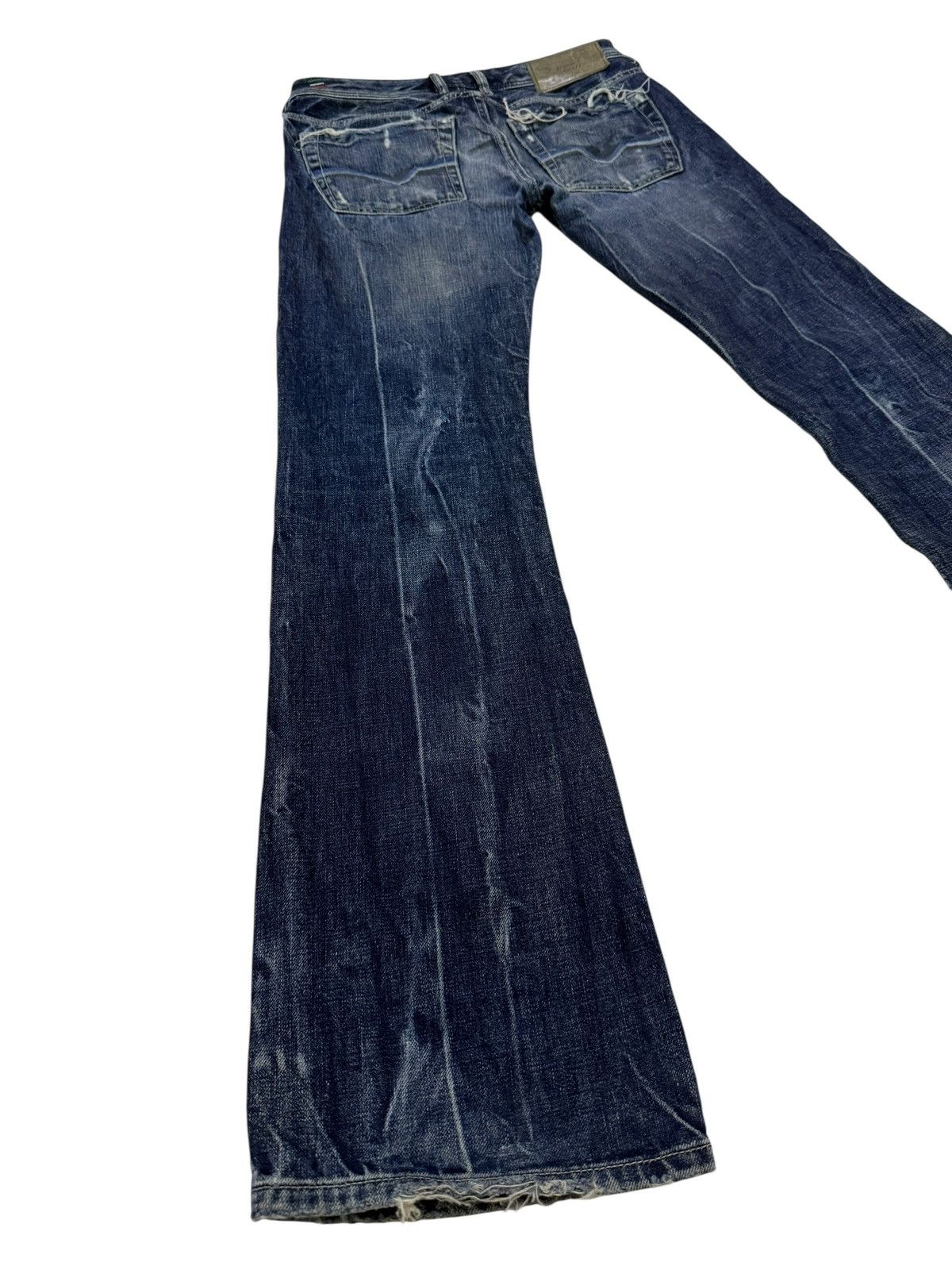 Diesel Flared Jeans Vintage Diesel Zatiny Distressed Boot Cut Denim Size US 30 / EU 46 - 22 Thumbnail