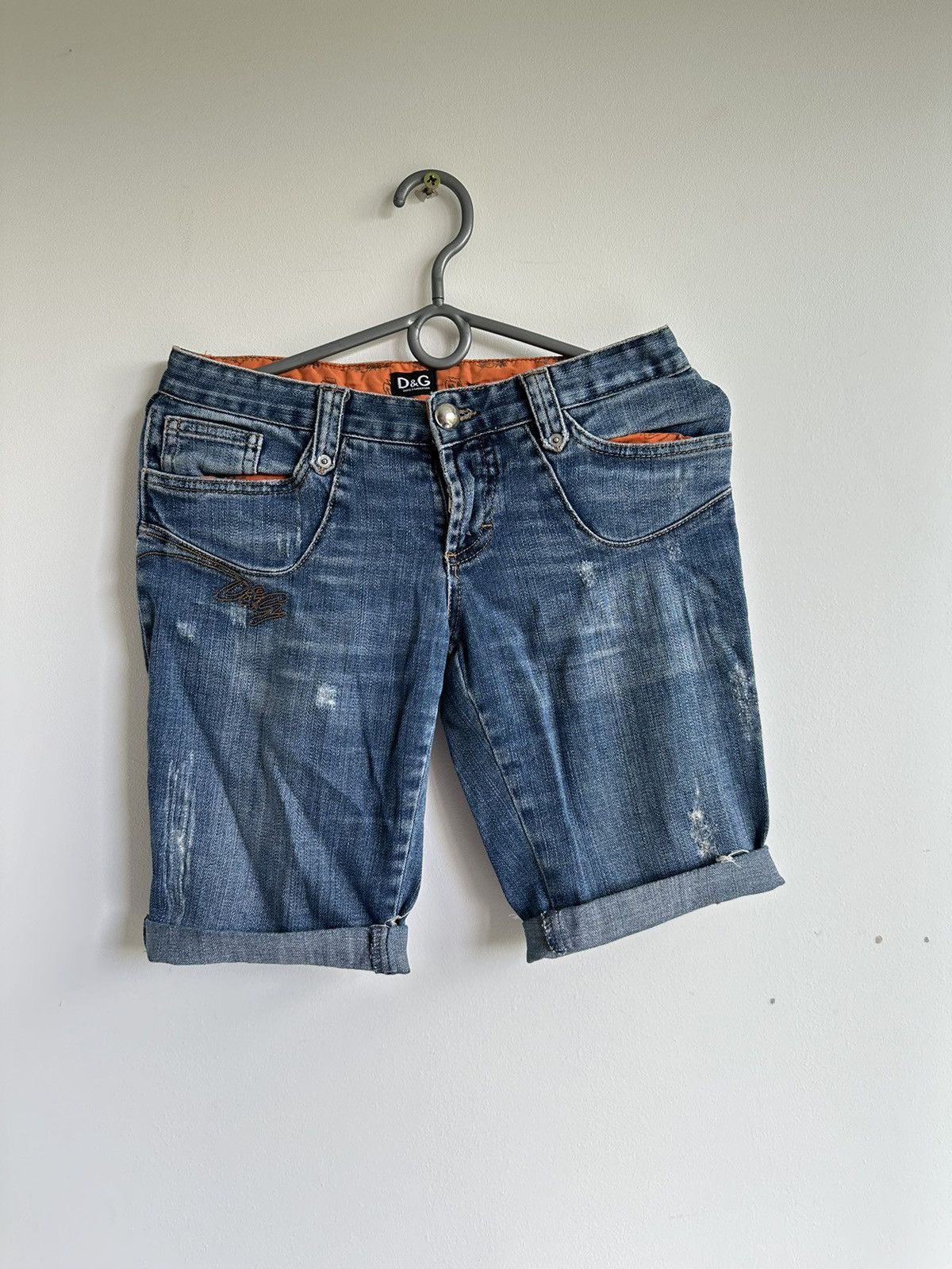 Dolce & Gabbana 90s Dolce & Gabbana Denim Jeans Shorts Blue Women's Size 24 Size 24" / US 00 / IT 34 - 1 Thumbnail