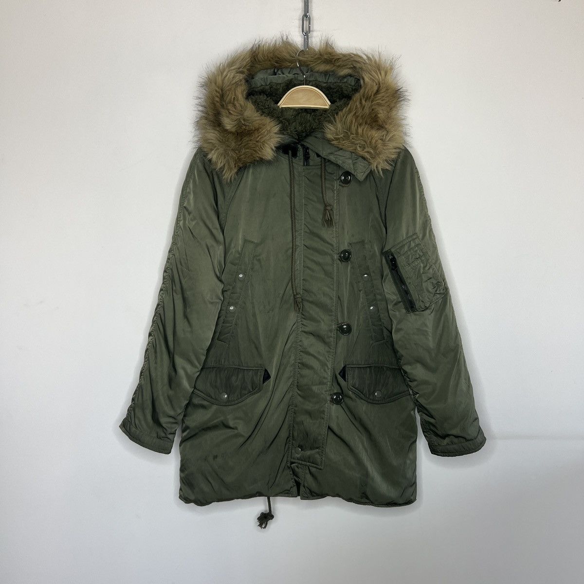 Lauren Ralph Lauren × Polo Ralph Lauren Polo Jeans Company Ralph Laurent Down Khaki Military Parka Size US M / EU 48-50 / 2 - 1 Thumbnail