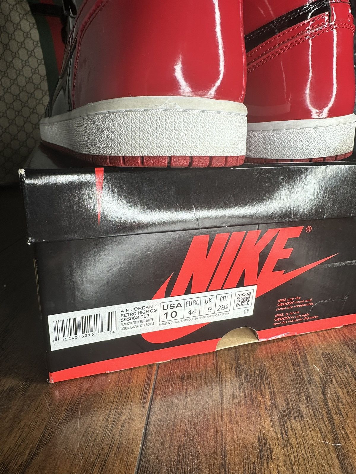 Jordan Brand Patent Bred Jordan 1 Size US 10 / EU 43 - 7 Thumbnail