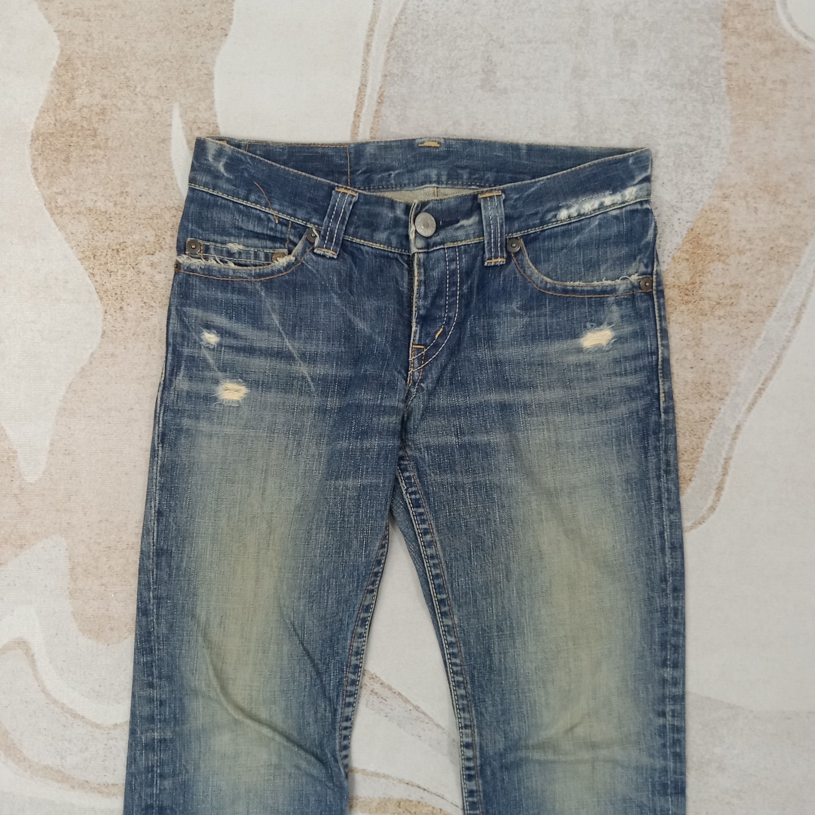 Hysteric Glamour Hysteric Glamour Kinky Distressed Denim Jeans C258N12 Size 31" - 6 Thumbnail